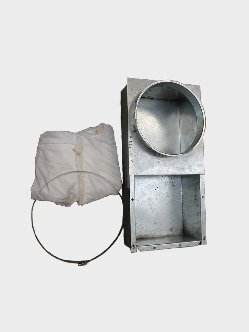 Moderne Kornbehandling - Udluftningssæt komplet med 4 meter pose (Ø400 mm)